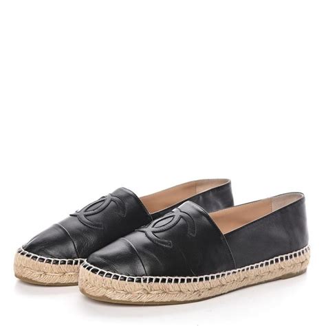 chanel espadrilles vestiaire collective|Espadrilles Chanel femme .